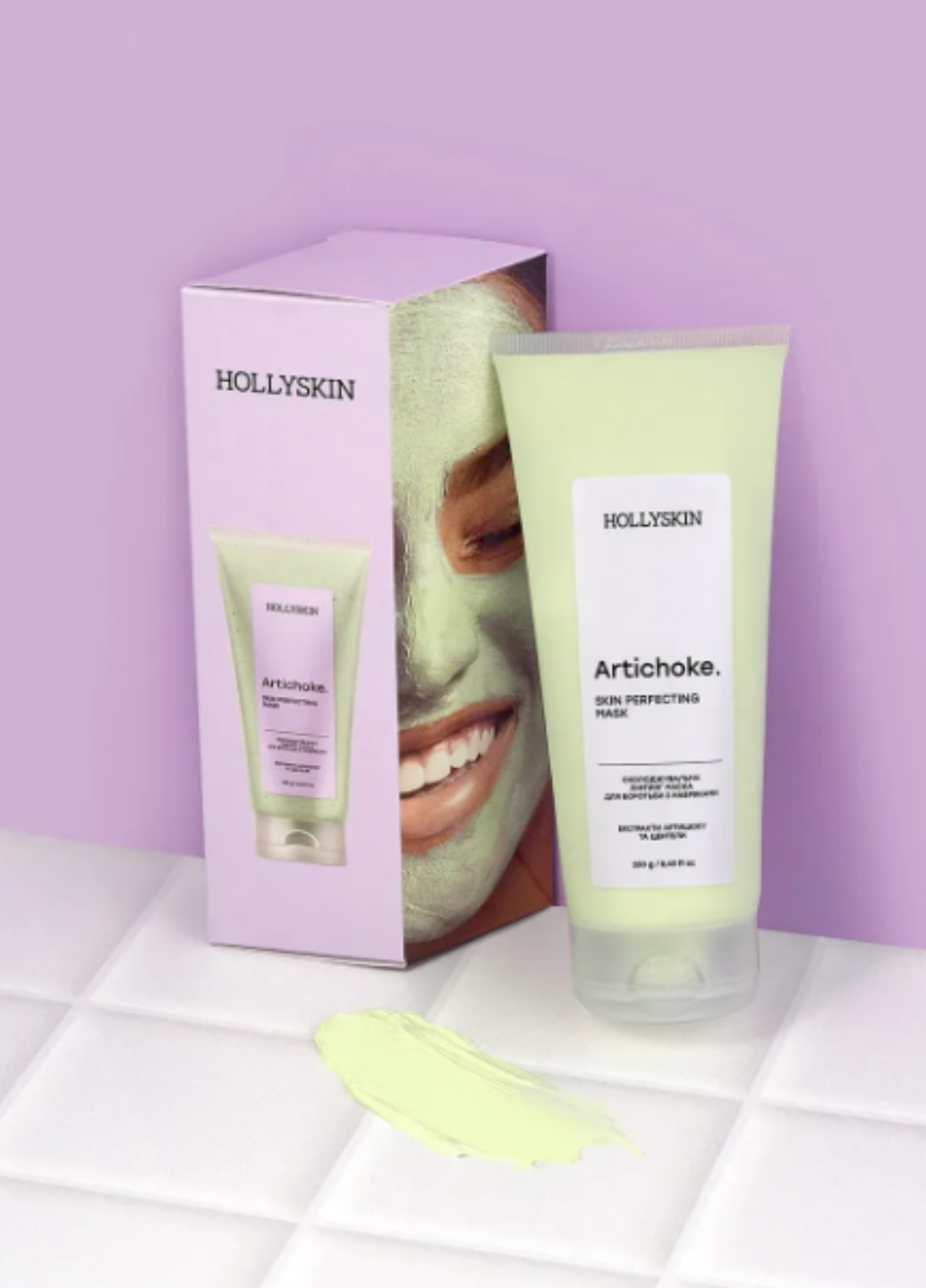 Охолоджувальна ліфтинг маска для боротьби з набряками Artichoke. Skin Perfecting Mask 0298h